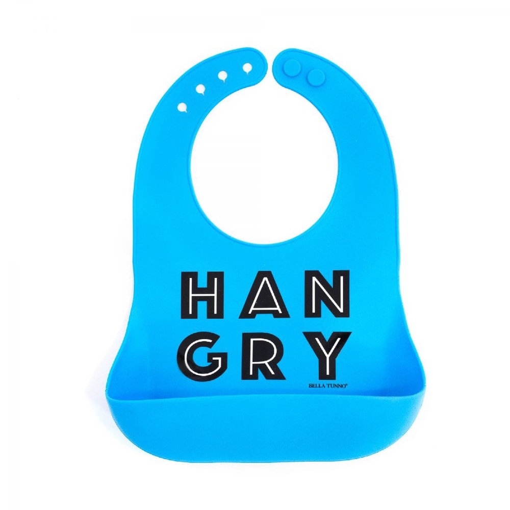 Bella Tunno Hangry Wonder Bib Waterproof Silicone Snack Pouch Bib
